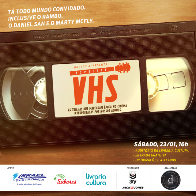 Confira as Fotos do ESPECIAL VHS – 23/01/16