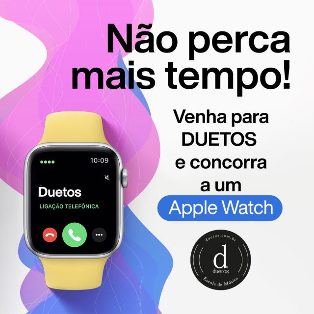 Venha pra Duetos e Ganhe 1 Apple Watch! Confira o regulamento